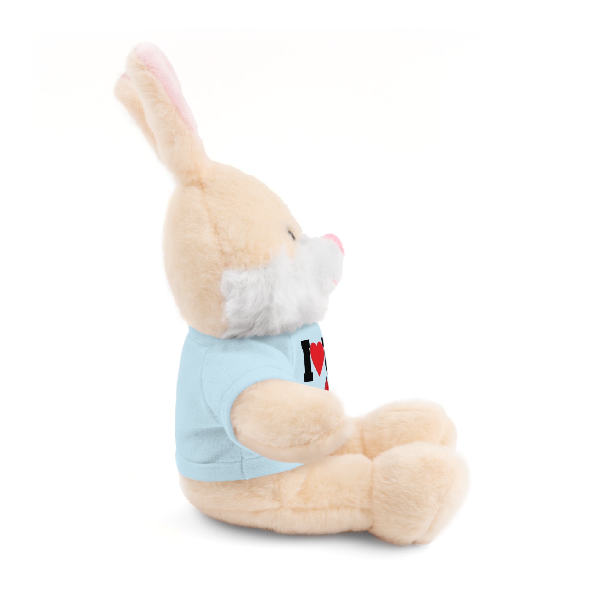 Plush Bear with Branded Tee – Red Diamond and Blue Roses Teddy