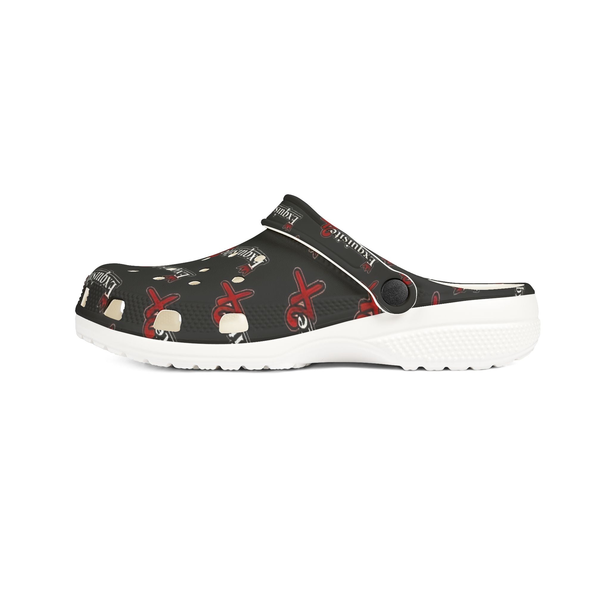 Black Exquisite 24 Pattern EVA Clog