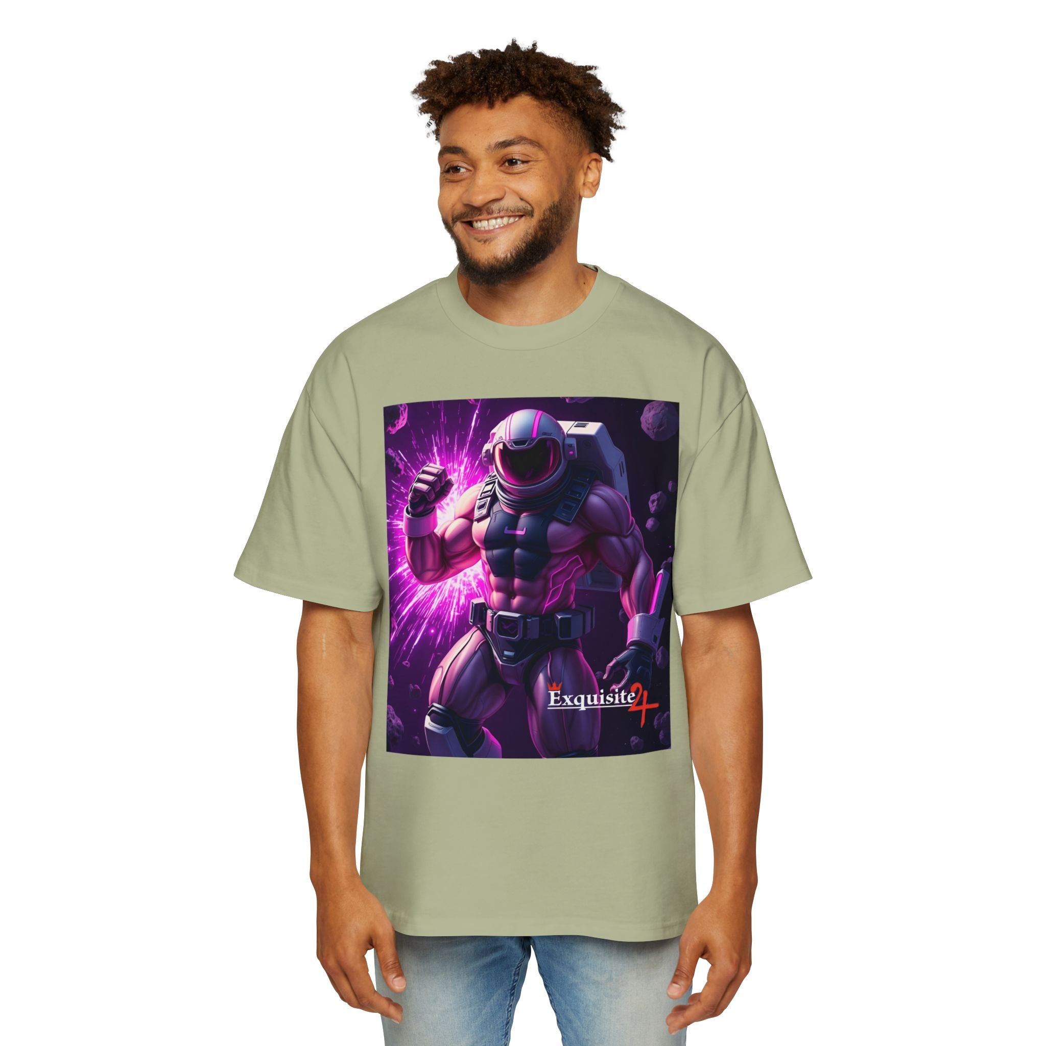 Astro Warrior Graphic Tee — Purple Space Ninja Gaming T-Shirt