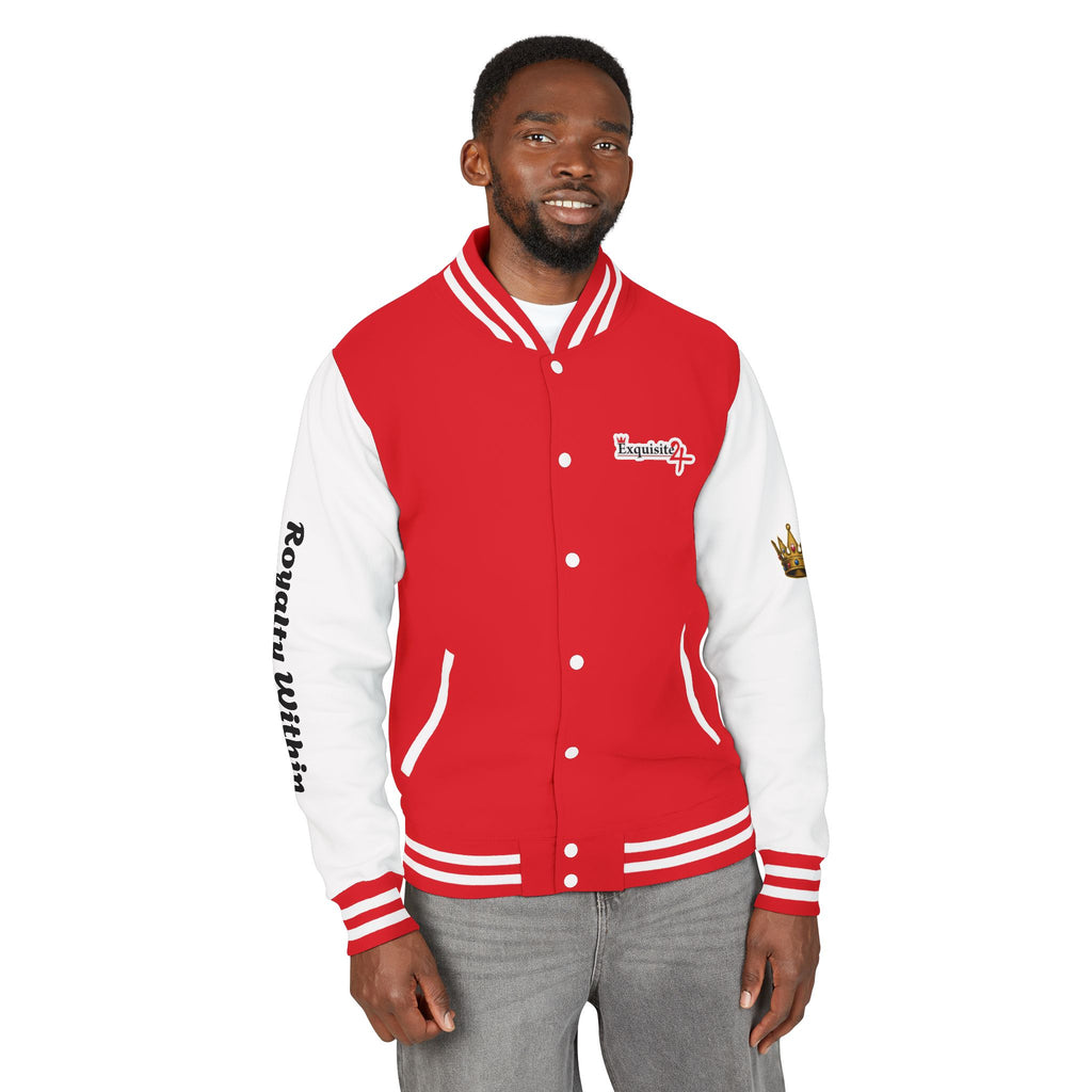 Exquisite 24 Royalty Within Emblem Varsity Jacket