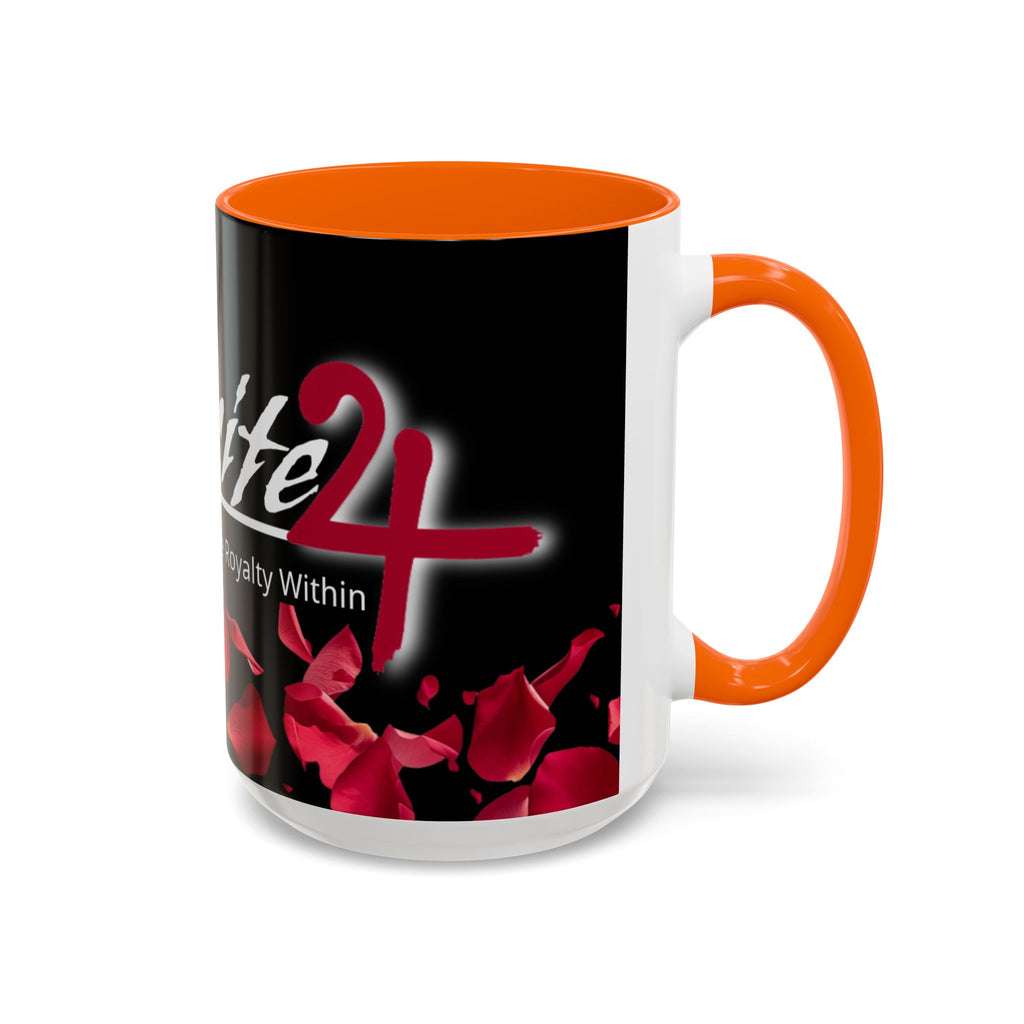 Exquisite 24 Rose Coffee Mug — 'Feel The Royalty Within' (11/15oz)