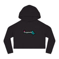 Cropped Hoodie — Exquisite 24 Pink Masked Character Graphic