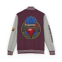 Exquisite 24 Royalty Within Emblem Varsity Jacket