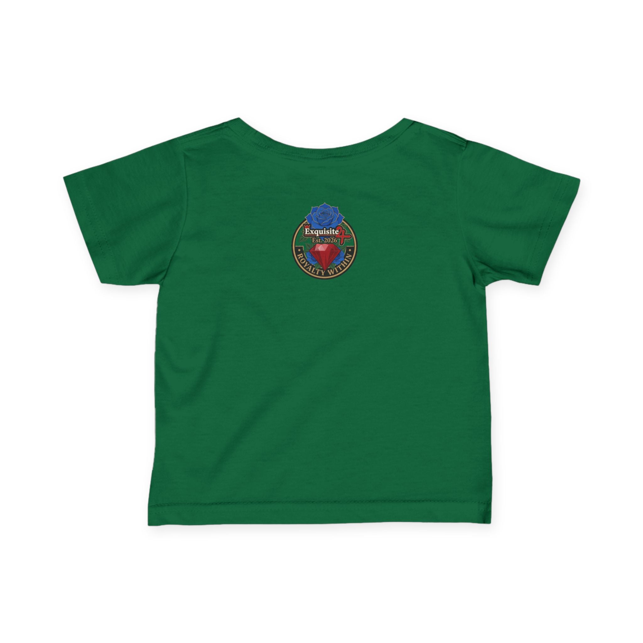 Infant Tee — "Daddy's Prince" Baby T‑Shirt with Crowned Angel Design