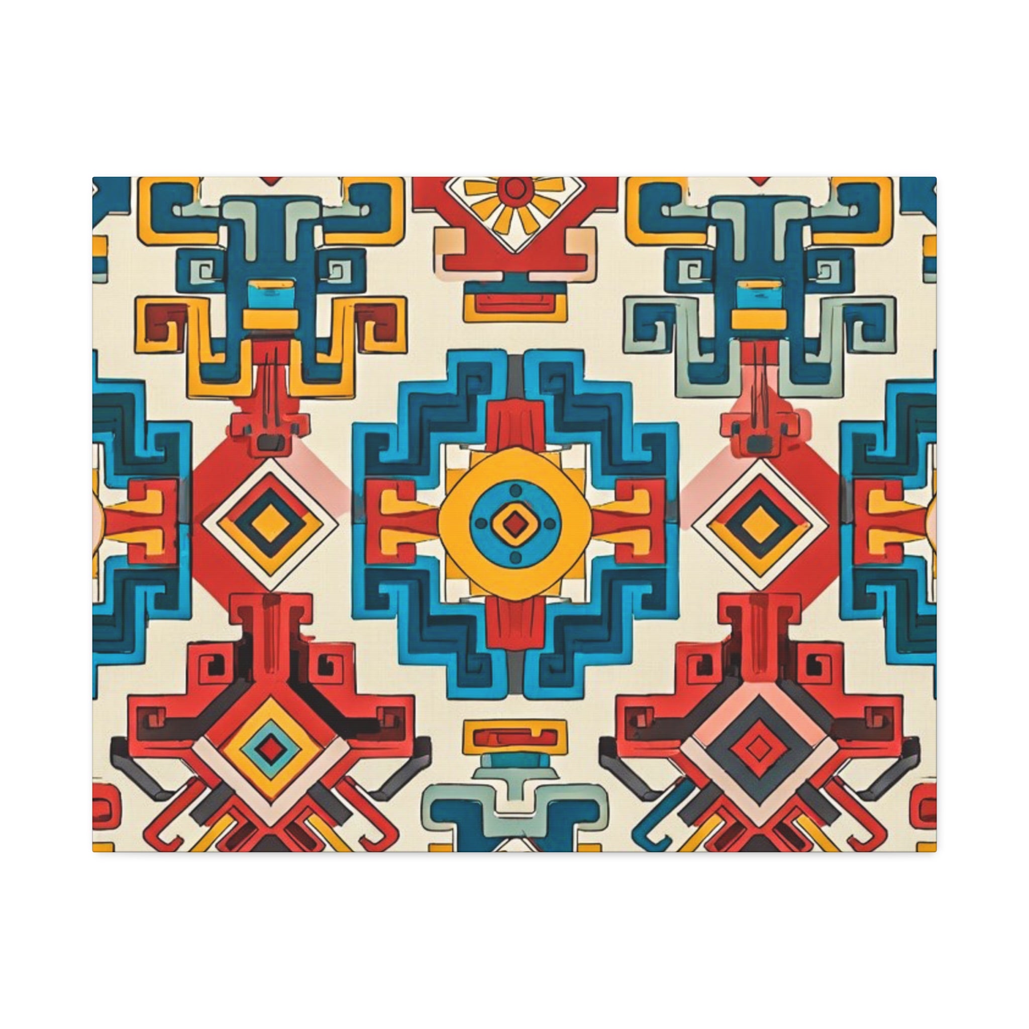 Southwestern Geometric Canvas Print