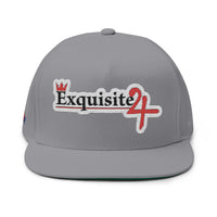 Classic Exquisite 24 Embroidered Flat Bill Cap