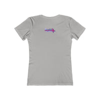 Retro Cassette Girlfriend Tee — 80s Vaporwave Graphic T-Shirt for Women