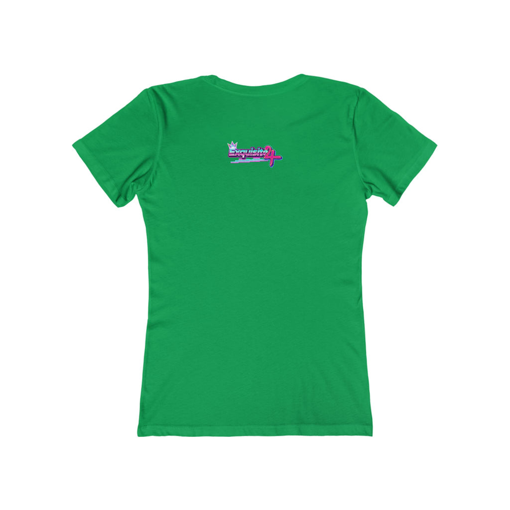 Retro Cassette Girlfriend Tee — 80s Vaporwave Graphic T-Shirt for Women