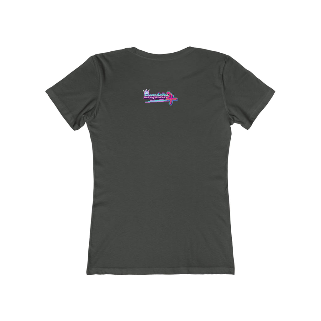 Retro Cassette Girlfriend Tee — 80s Vaporwave Graphic T-Shirt for Women