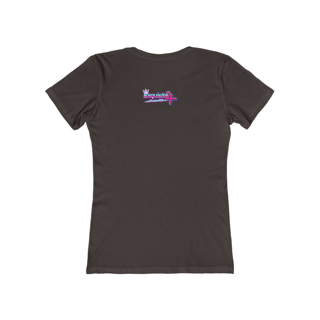 Retro Cassette Girlfriend Tee — 80s Vaporwave Graphic T-Shirt for Women