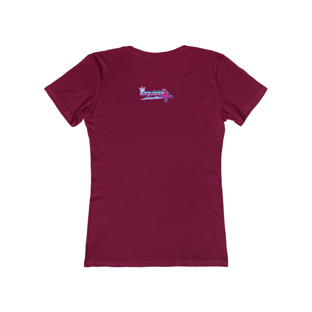 Retro Cassette Girlfriend Tee — 80s Vaporwave Graphic T-Shirt for Women