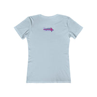 Retro Cassette Girlfriend Tee — 80s Vaporwave Graphic T-Shirt for Women