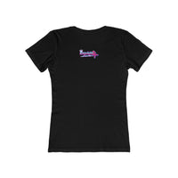 Retro Cassette Girlfriend Tee — 80s Vaporwave Graphic T-Shirt for Women