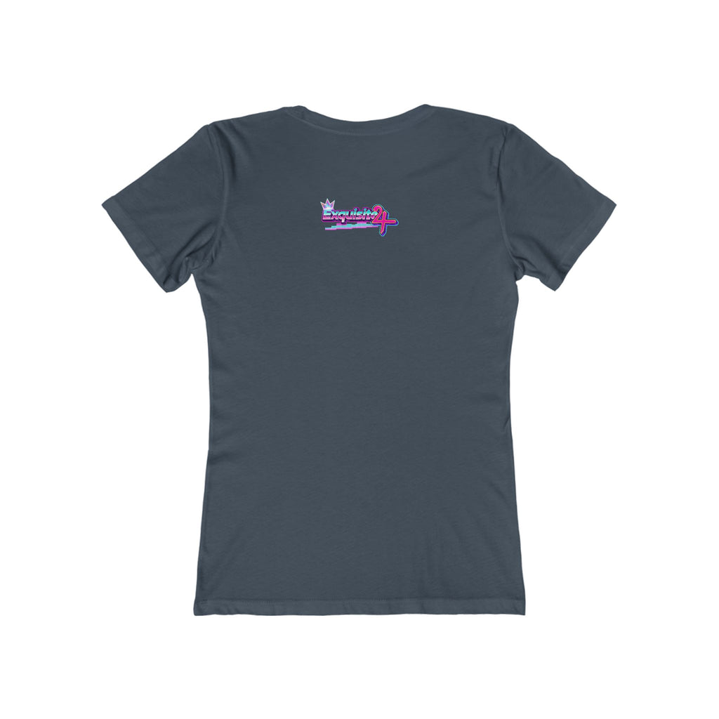 Retro Cassette Girlfriend Tee — 80s Vaporwave Graphic T-Shirt for Women