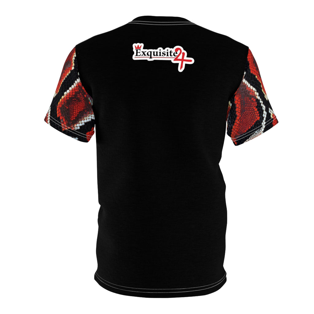 Exquisite 24 Red Snake Print Tee