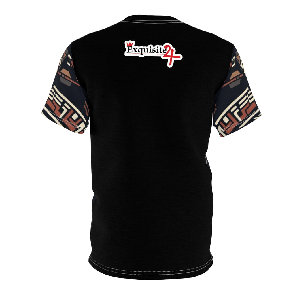Native Chief Graphic Tee — Tribal Headdress All-Over Print