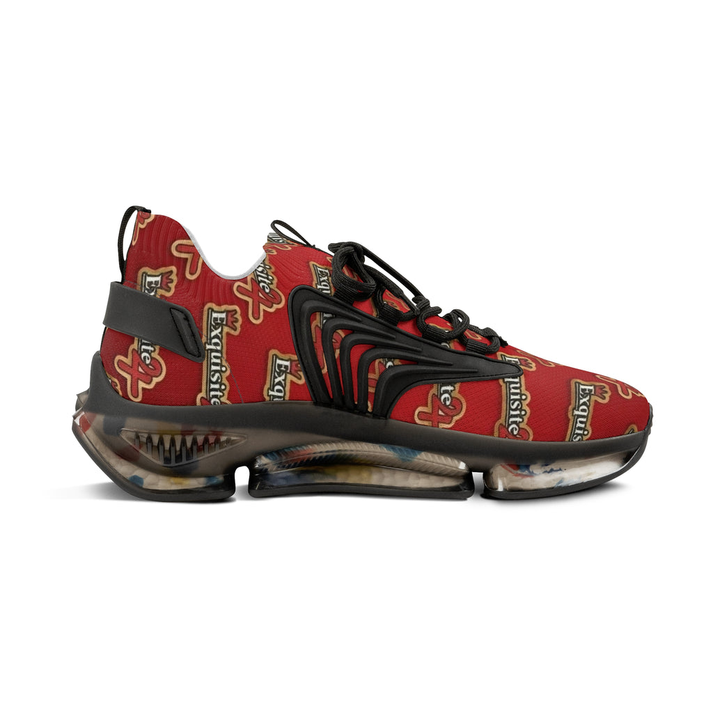 Red 'Exquisite 24' Logo Print Athletic Shoes