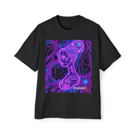 Cyberpunk Goddess Graphic Tee Oversized Men's T-Shirt