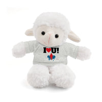 Red Diamond and Blue Roses Tee Plush