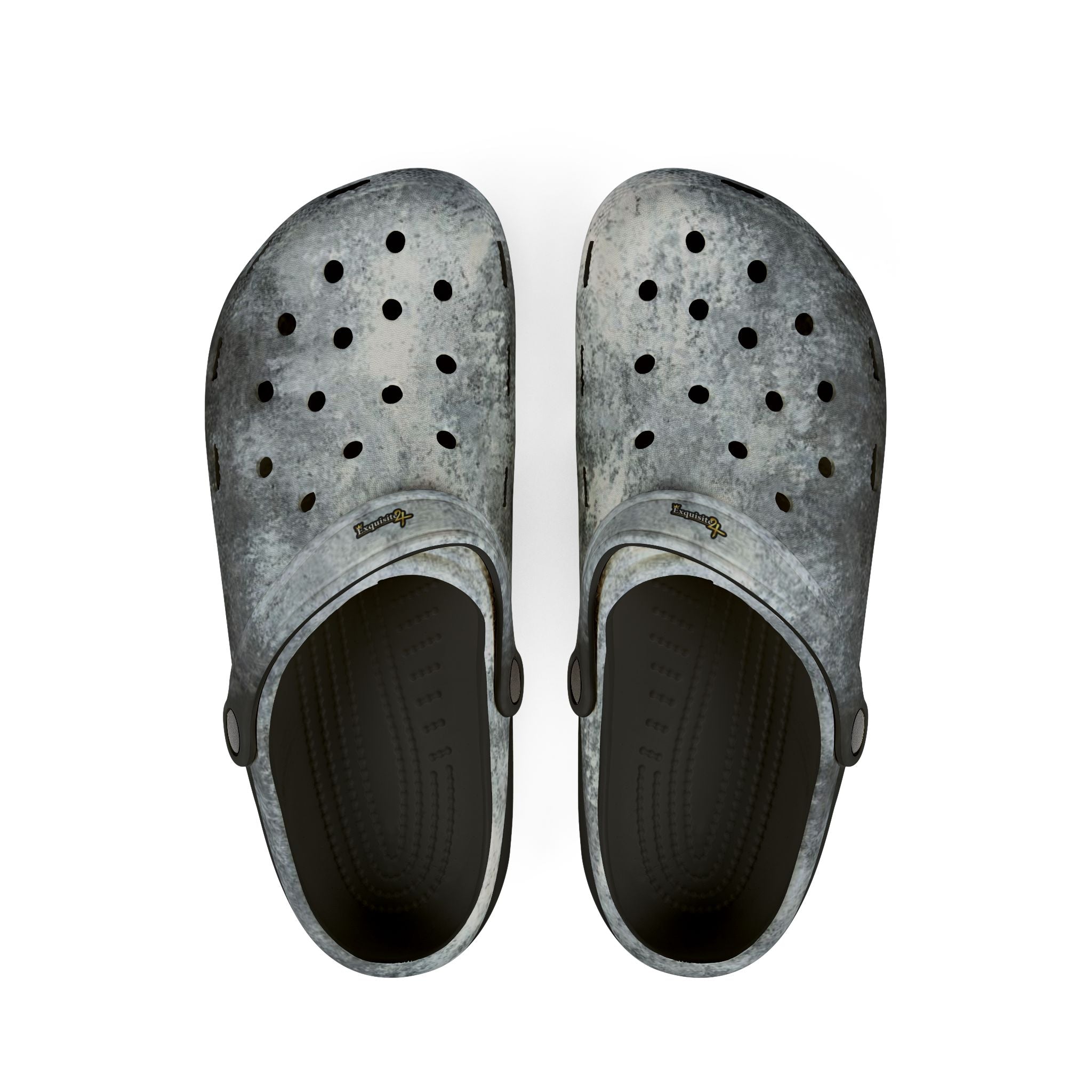 Gray Marble EVA Foam Clogs