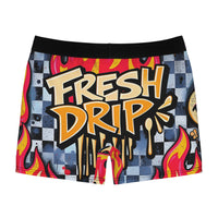 Boxer Briefs — 'Fresh Drip' Street Art Flame Print