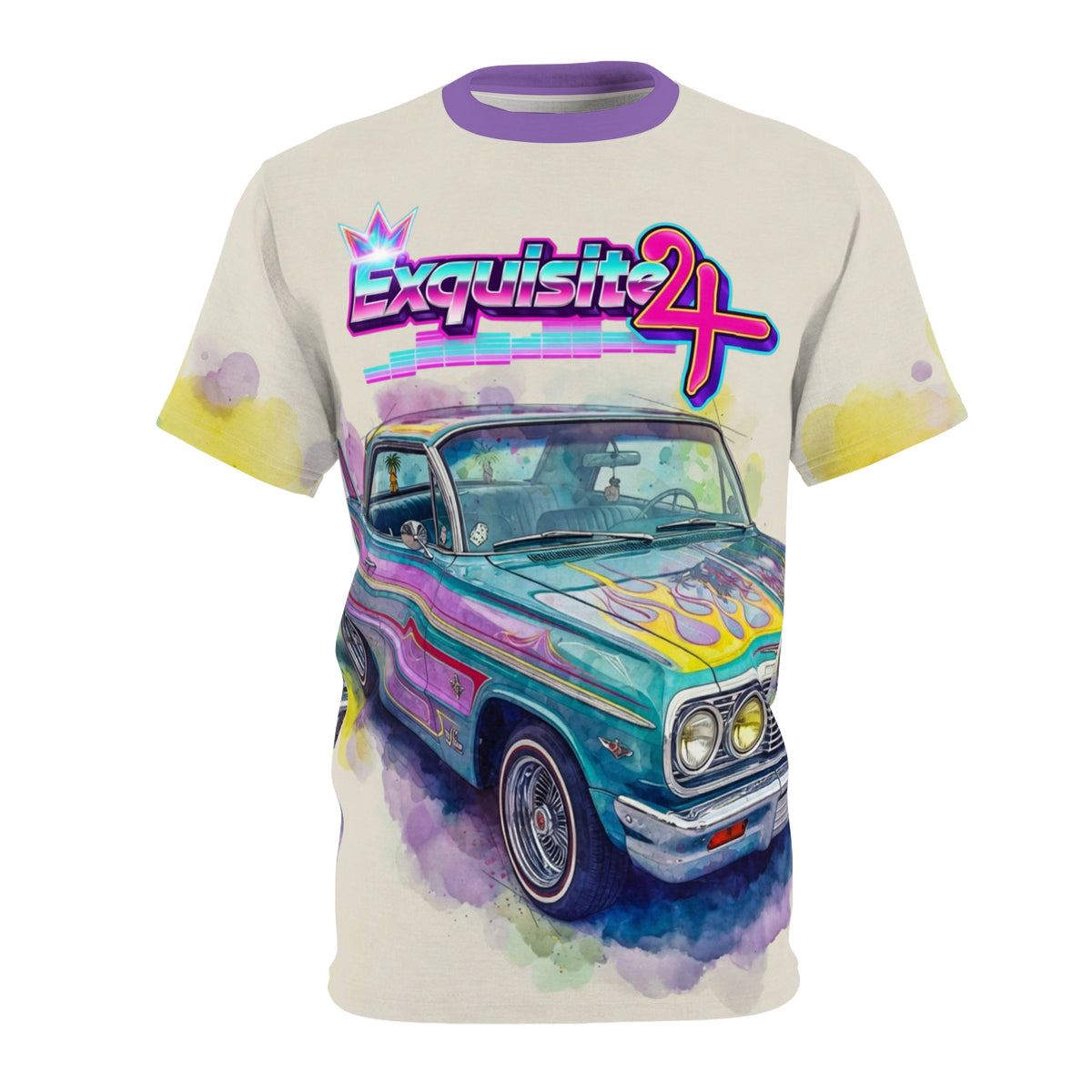 Vintage Lowrider Tee — Exquisite 24 Classic Car Graphic Shirt