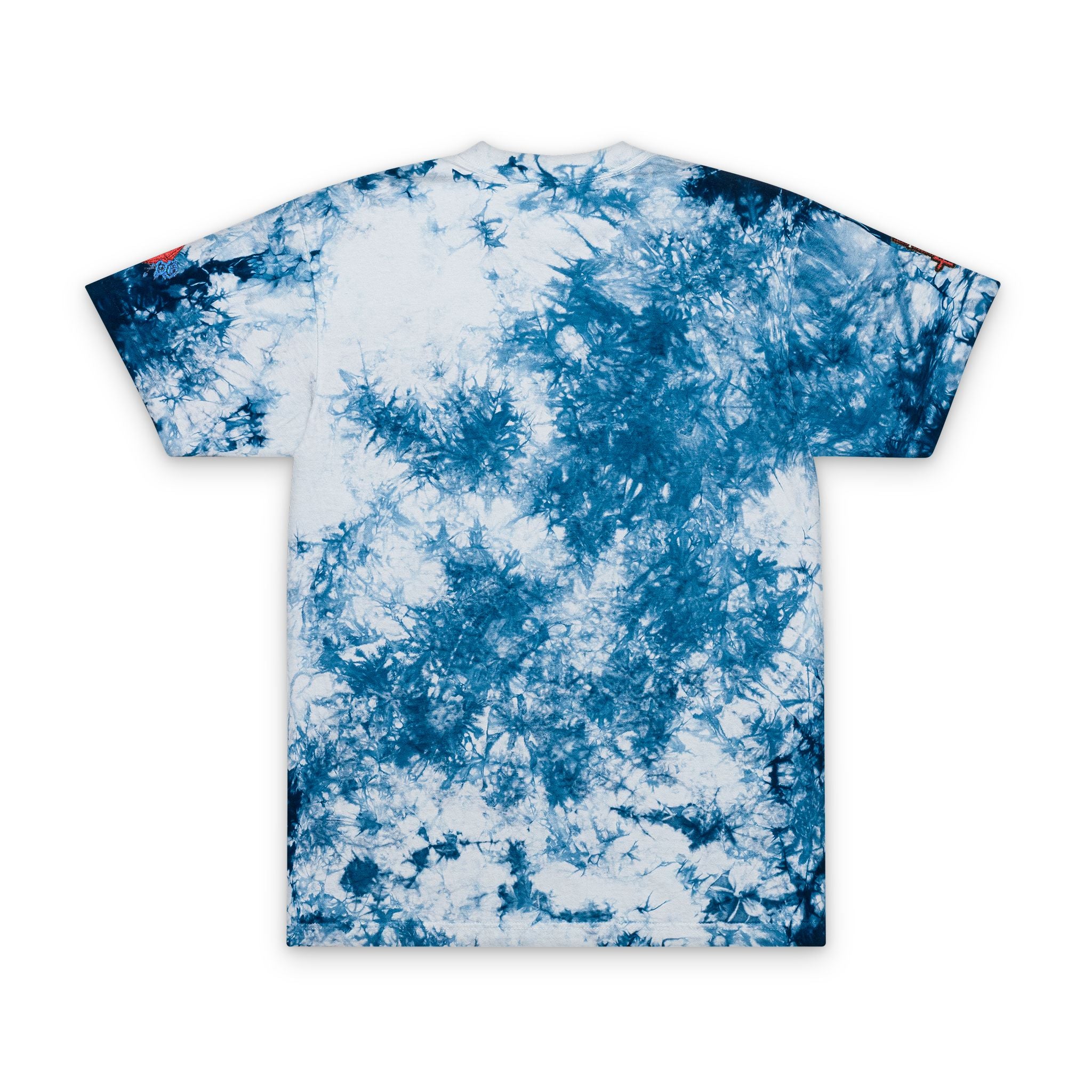 Tie-Dye Spiral 'Royal Within' Embroidered T-Shirt