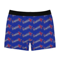 Exquisite 24 Logo Boxer Briefs — Blue Men's Underwear