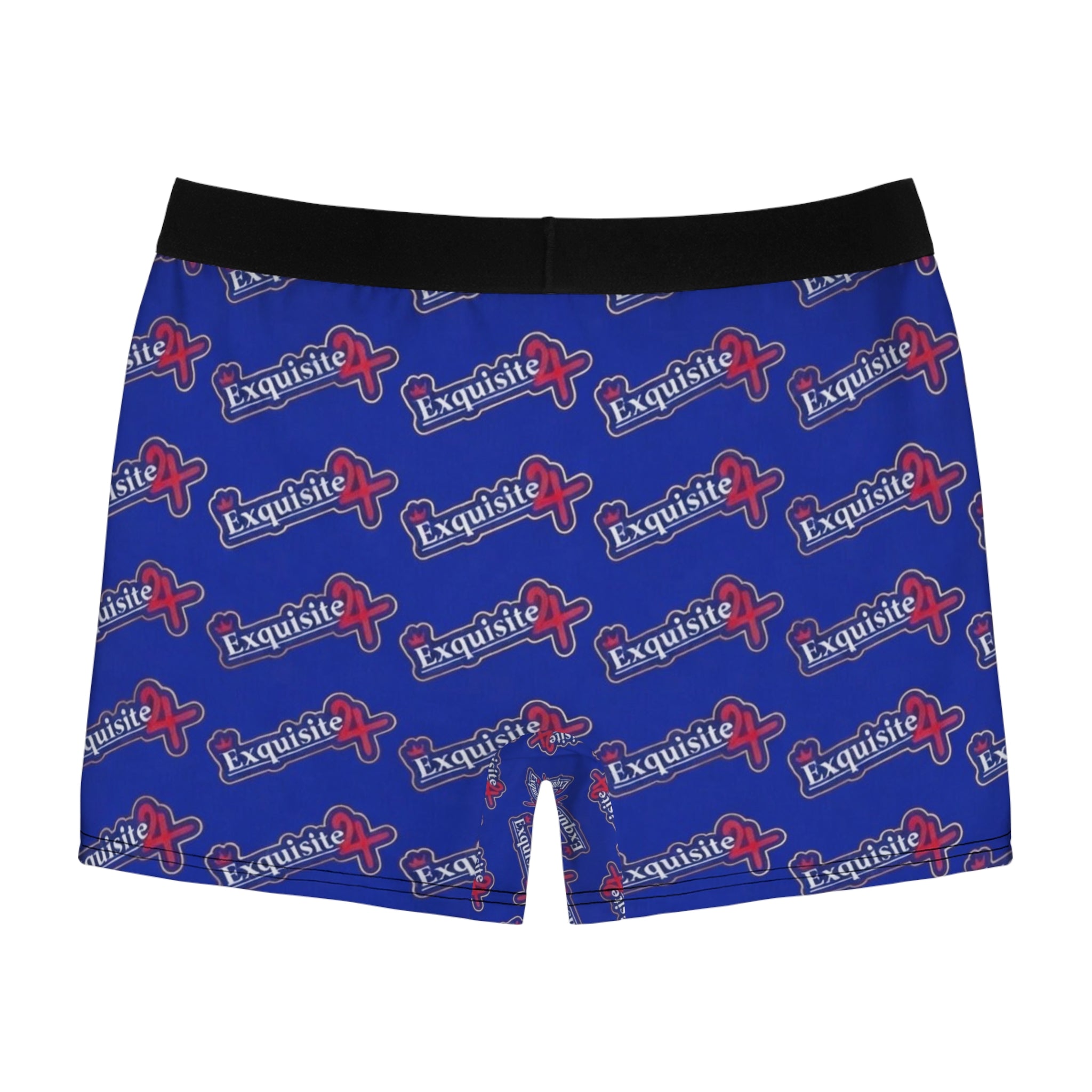 Exquisite 24 Logo Boxer Briefs — Blue Men's Underwear