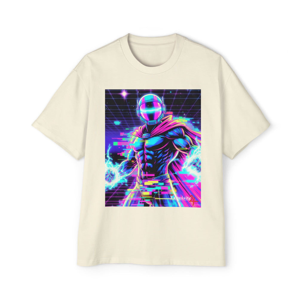 Graphic Tee — Retro Cyberhero Oversized Tee
