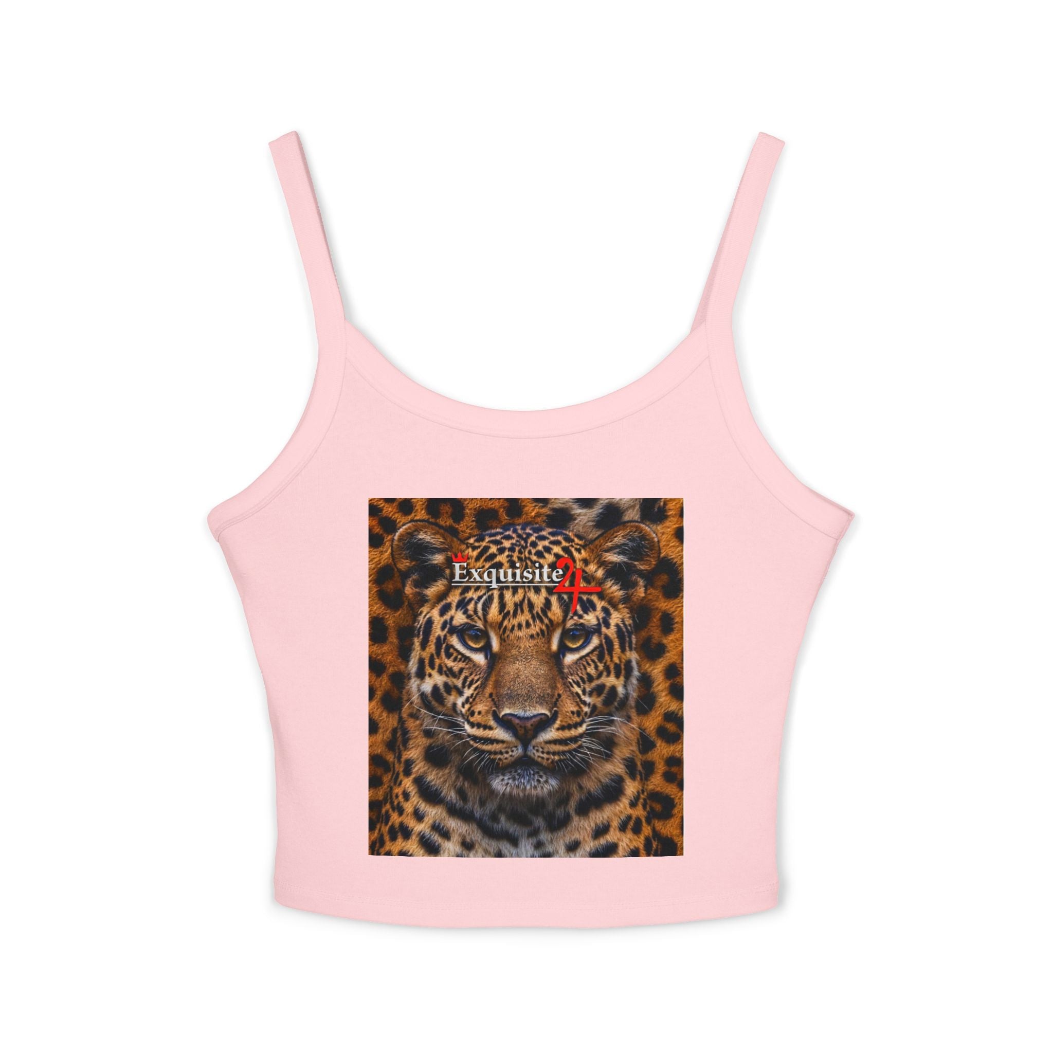 Exquisite 24 Leopard Print Women's Spaghetti Tank