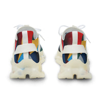 Colorful Geometric Athletic Shoes