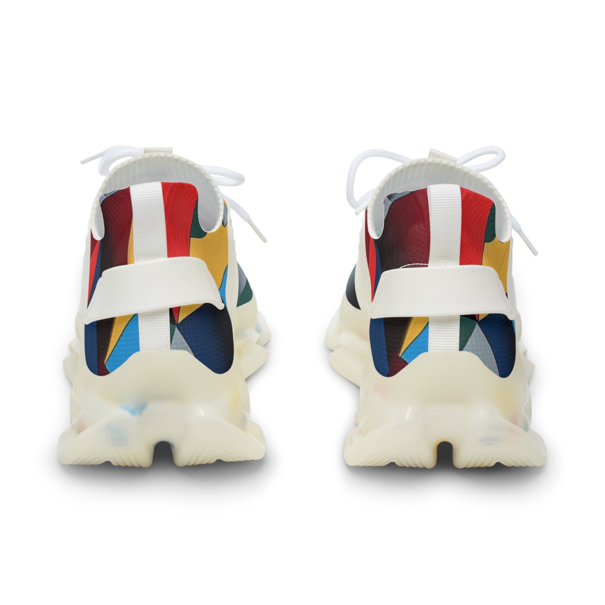 Colorful Geometric Athletic Shoes