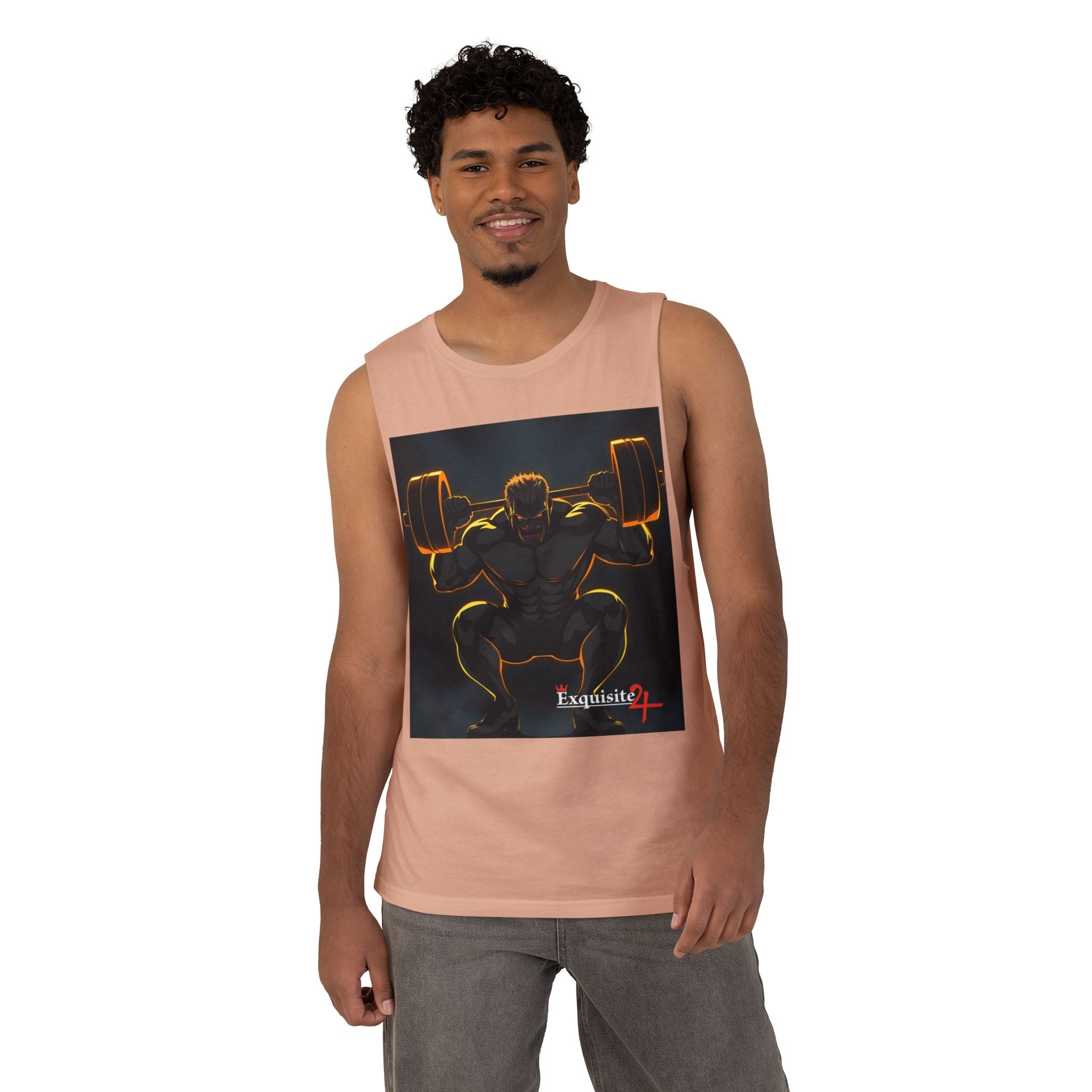 'Champions Are Made in the Gym' Weightlifting Graphic Tank