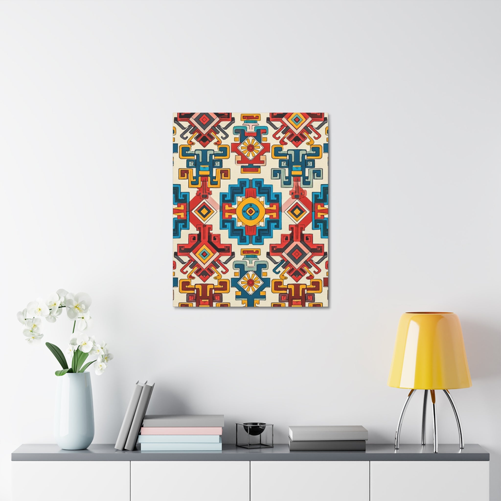 Southwestern Geometric Canvas Print