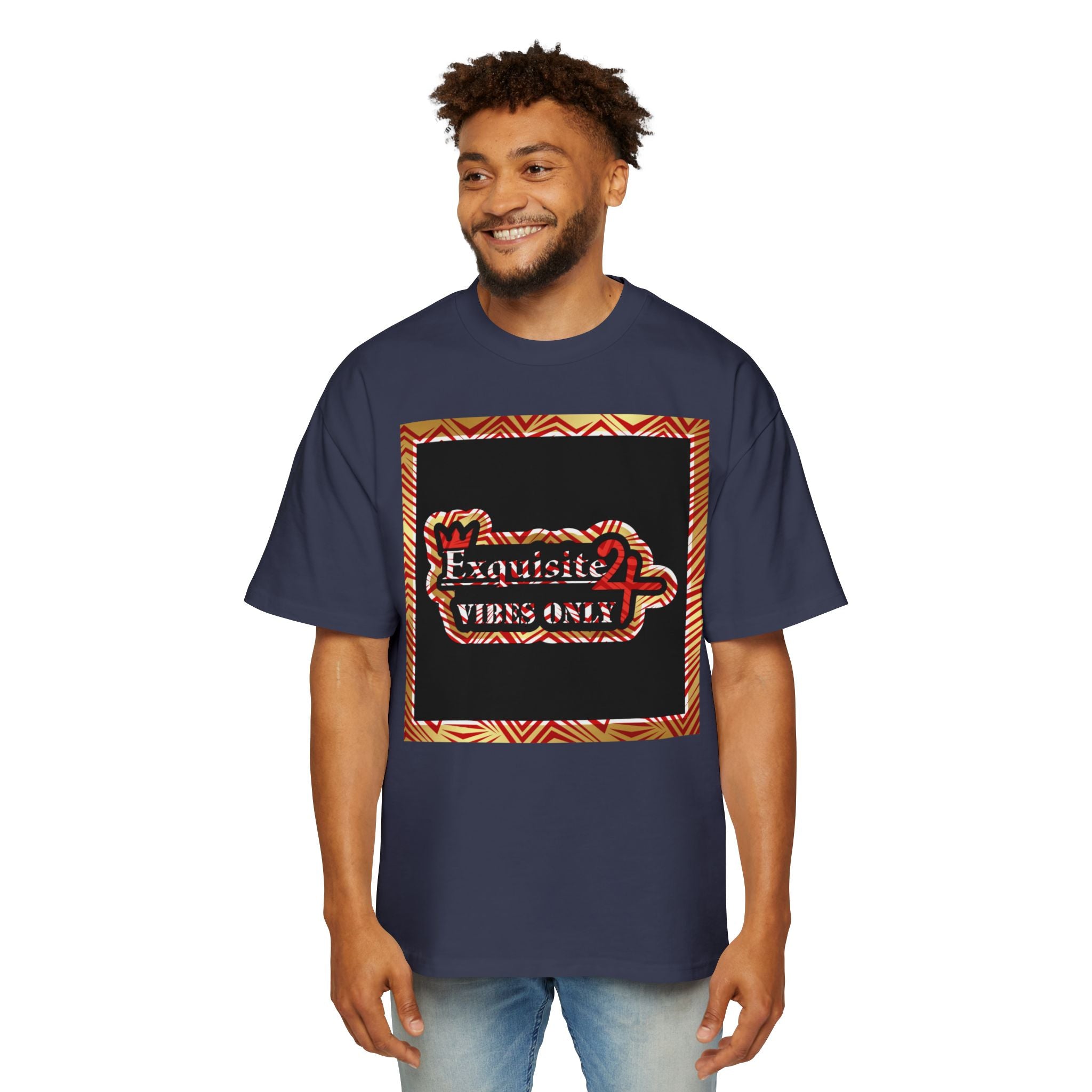 Exquisite 24 Vibes Only Patterned Frame Tee