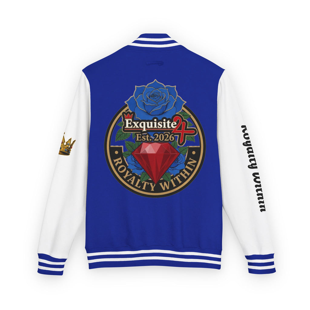 Exquisite 24 Royalty Within Emblem Varsity Jacket
