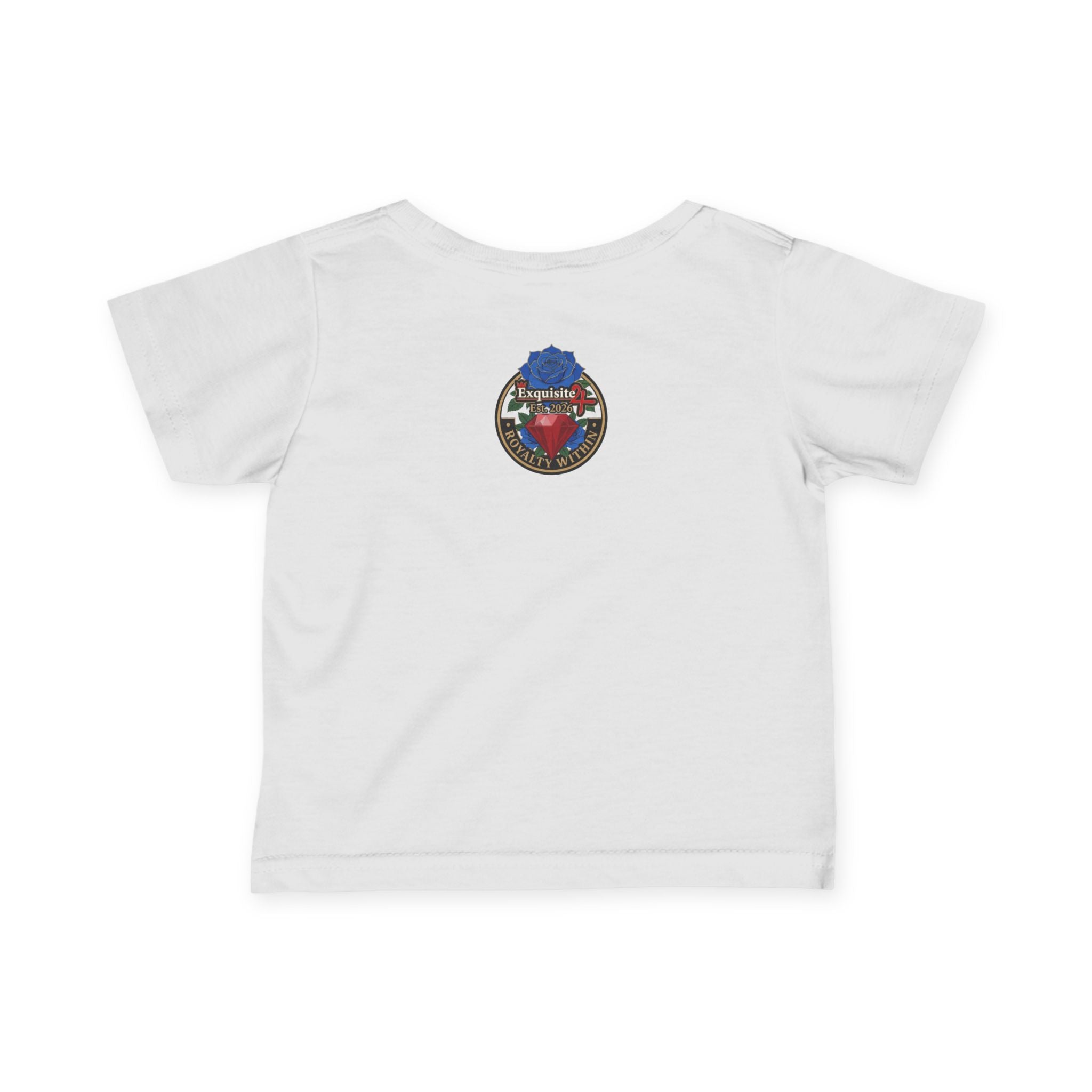 Infant Tee — "Daddy's Prince" Baby T‑Shirt with Crowned Angel Design