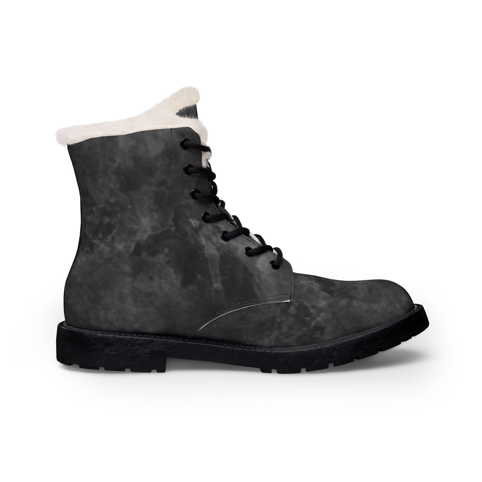 Women's Fur-Lined Leather Ankle Boots