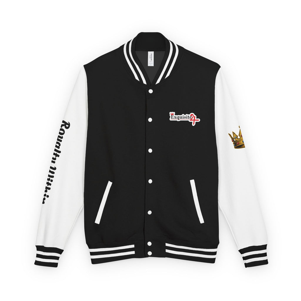 Exquisite 24 Royalty Within Emblem Varsity Jacket