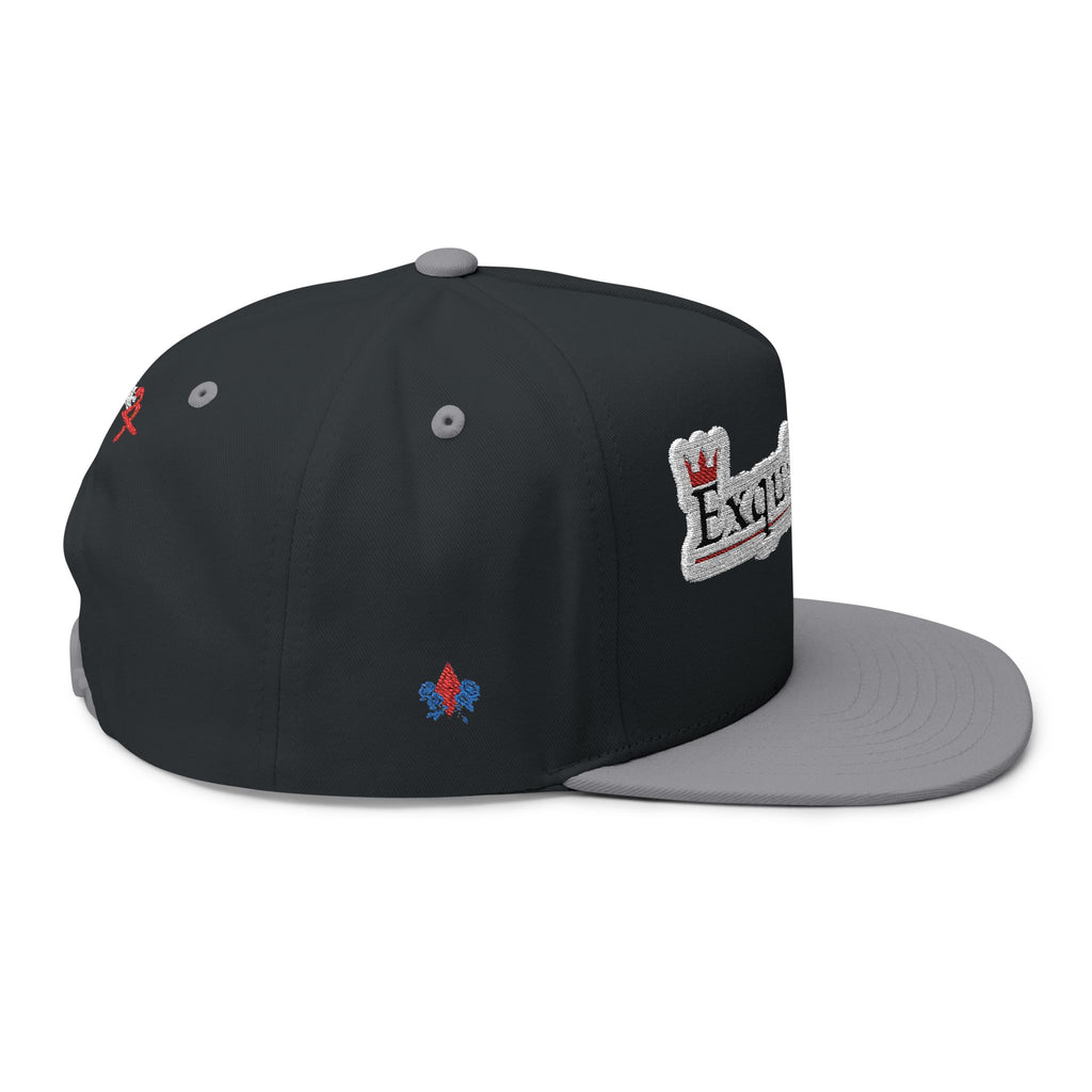 Classic Exquisite 24 Embroidered Flat Bill Cap