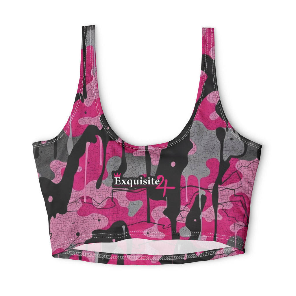 Pink Camo 'Exquisite 24' Sports Bra