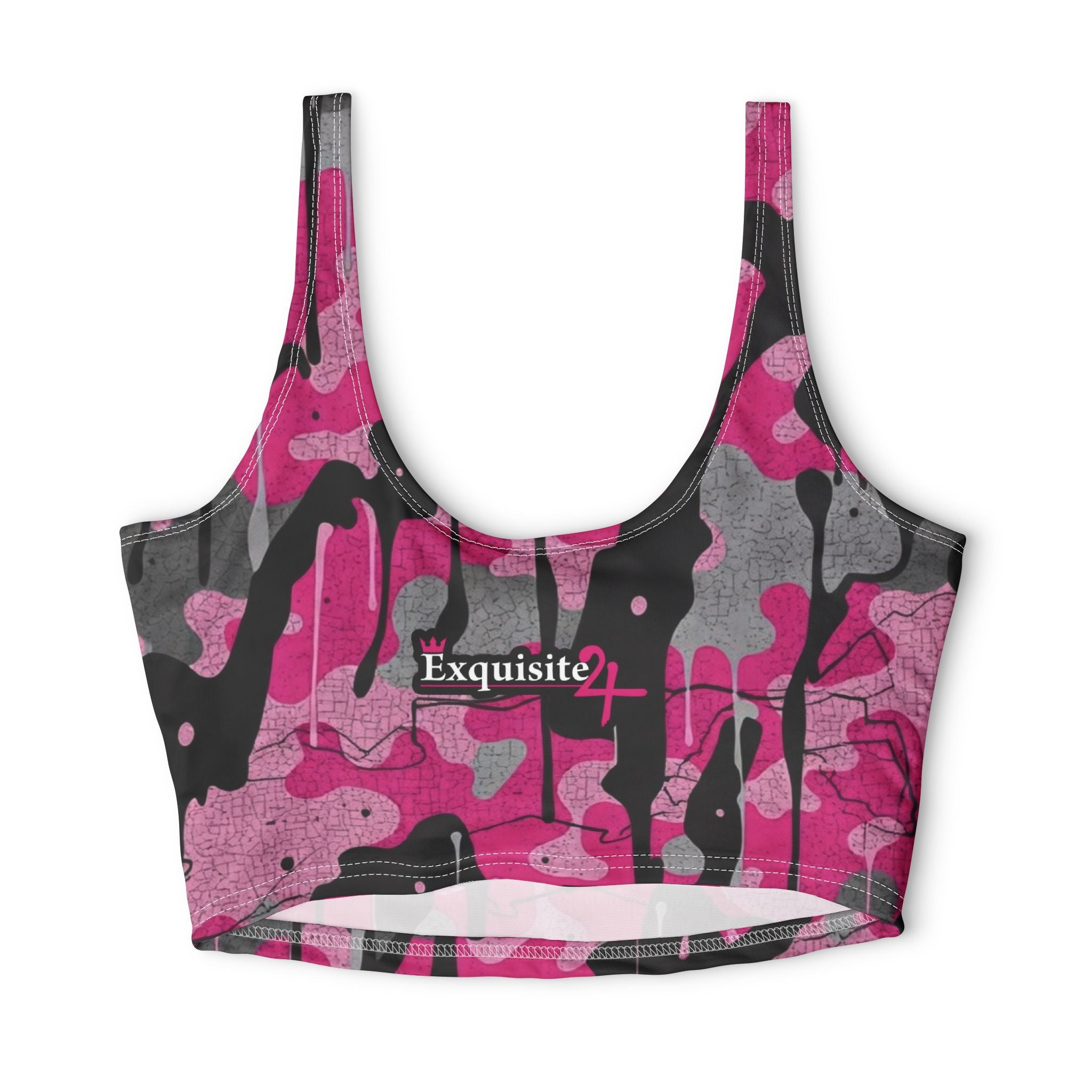 Pink Camo 'Exquisite 24' Sports Bra