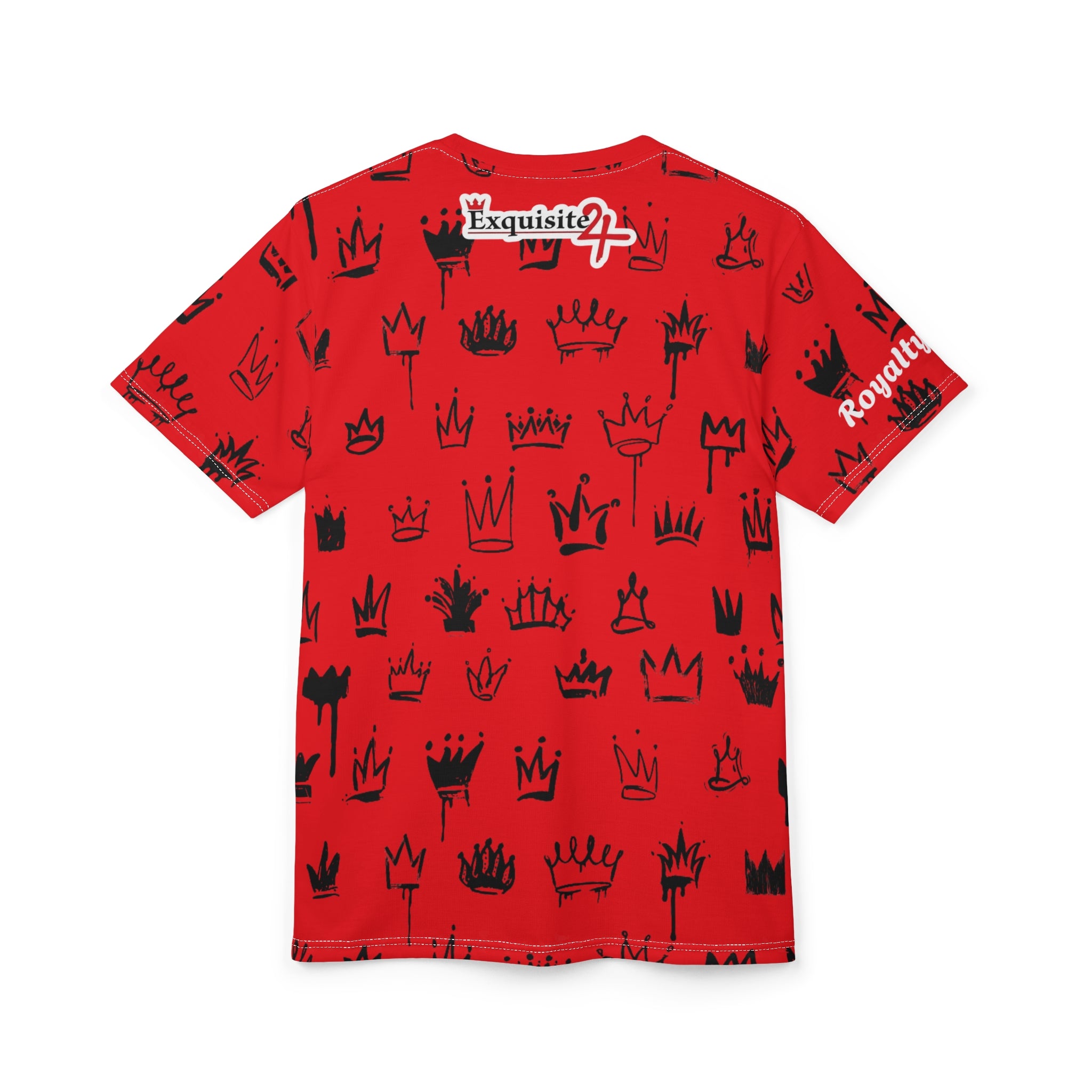 Exquisite 24 Red Crown All-Over Print Tee