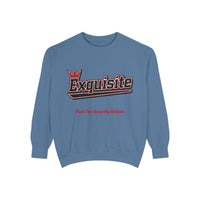 Exquisite 'Feel The Royalty Within' Sweatshirt — Crown Emblem Garment-Dyed Crewneck