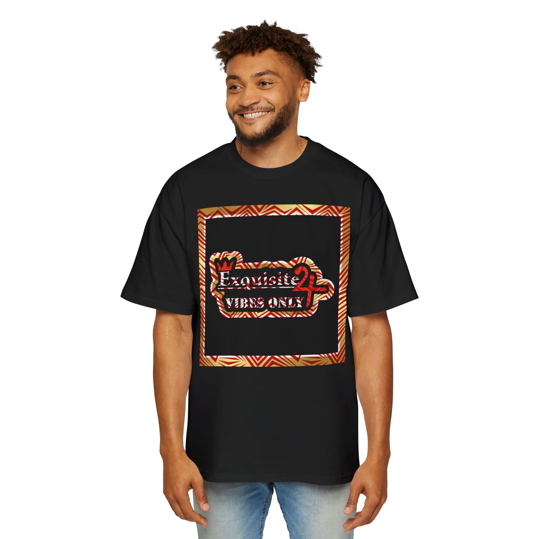 Exquisite 24 Vibes Only Patterned Frame Tee