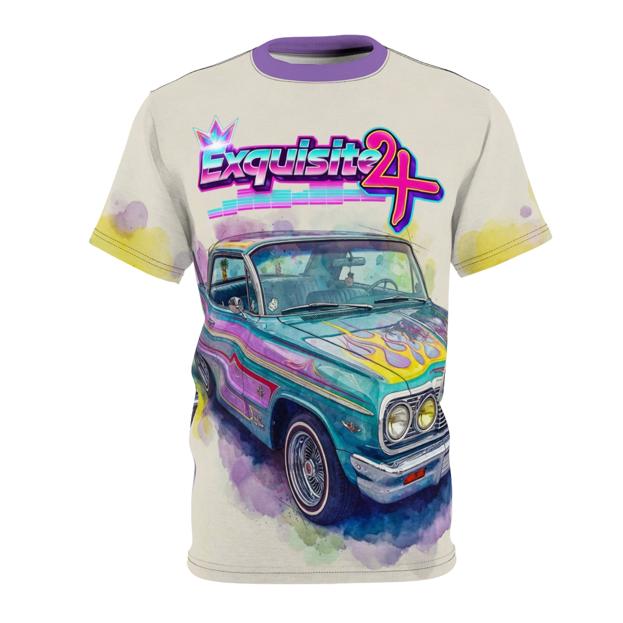 Vintage Lowrider Tee — Exquisite 24 Classic Car Graphic Shirt
