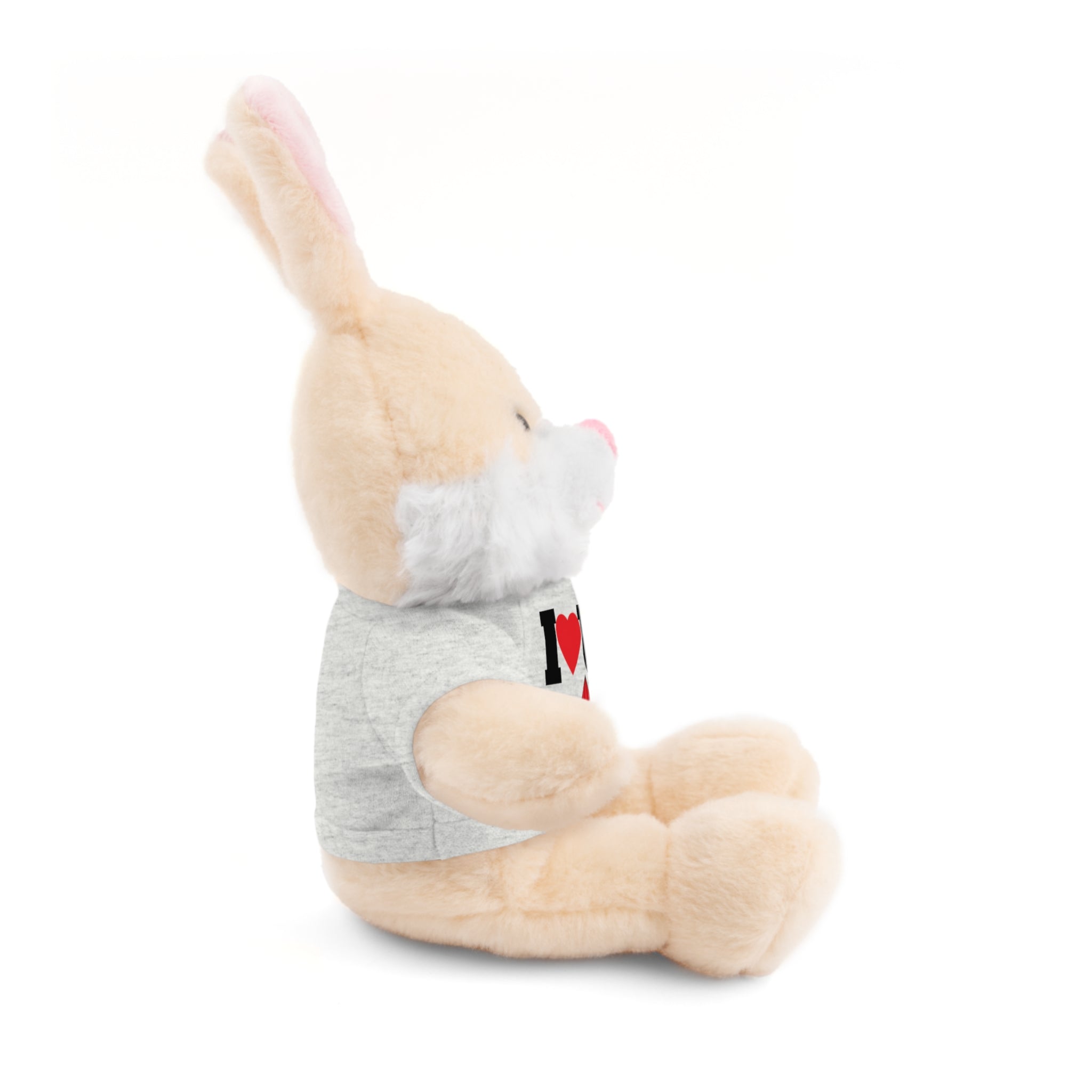 Plush Bear with Branded Tee – Red Diamond and Blue Roses Teddy