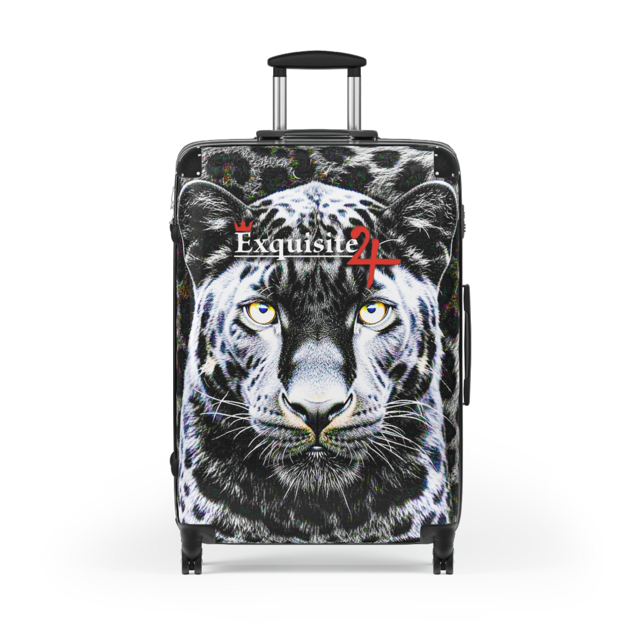 Tiger Face Carry-On Suitcase – "Exquisite 24" Travel Luggage with Bold Wildlife Print