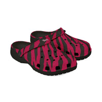 Pink Tiger Stripe EVA Foam Clogs